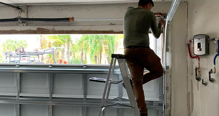 Garage Door Tension Spring Replacement in Bayshore Gardens, FL